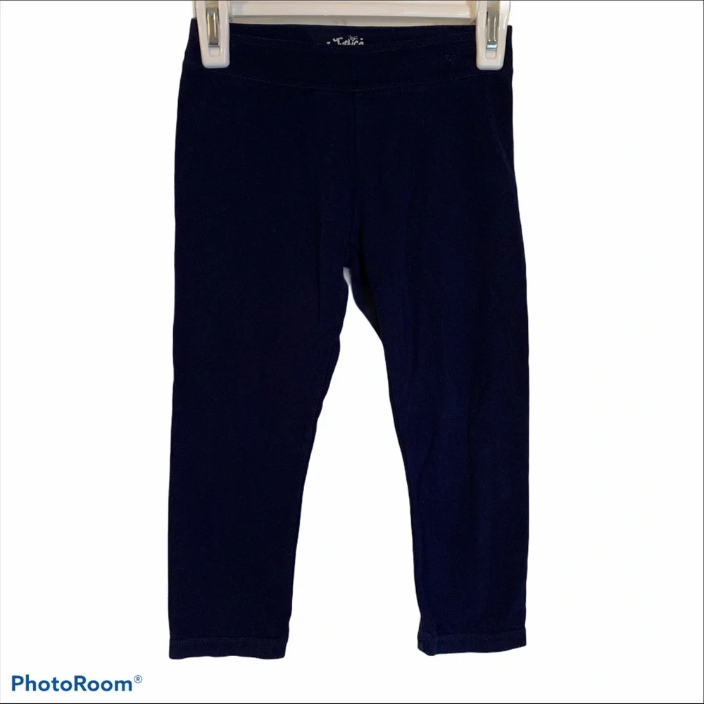 Justice 7 navy stretch Capri workout pants active